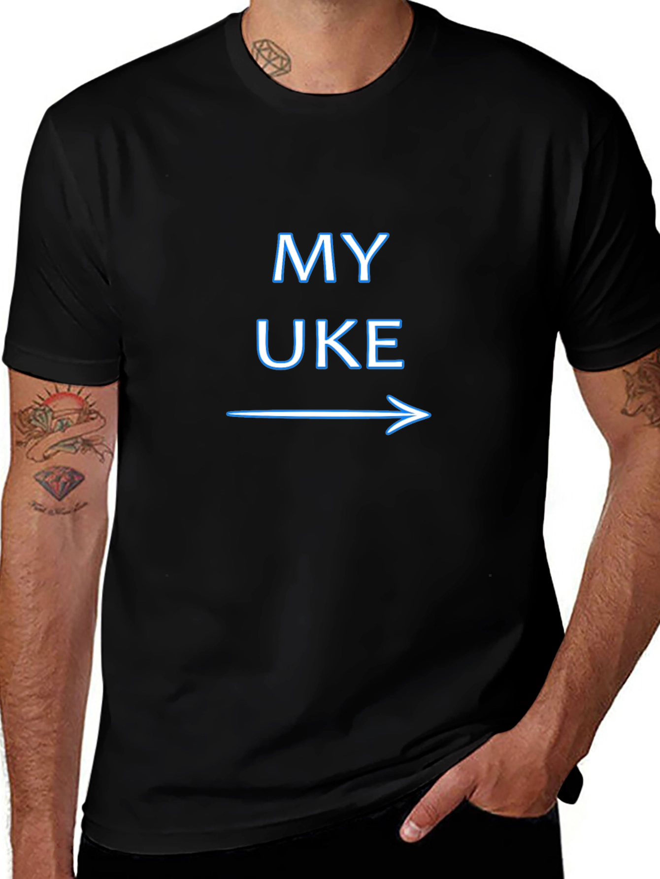 My Uke Is This Way Graphic Tee