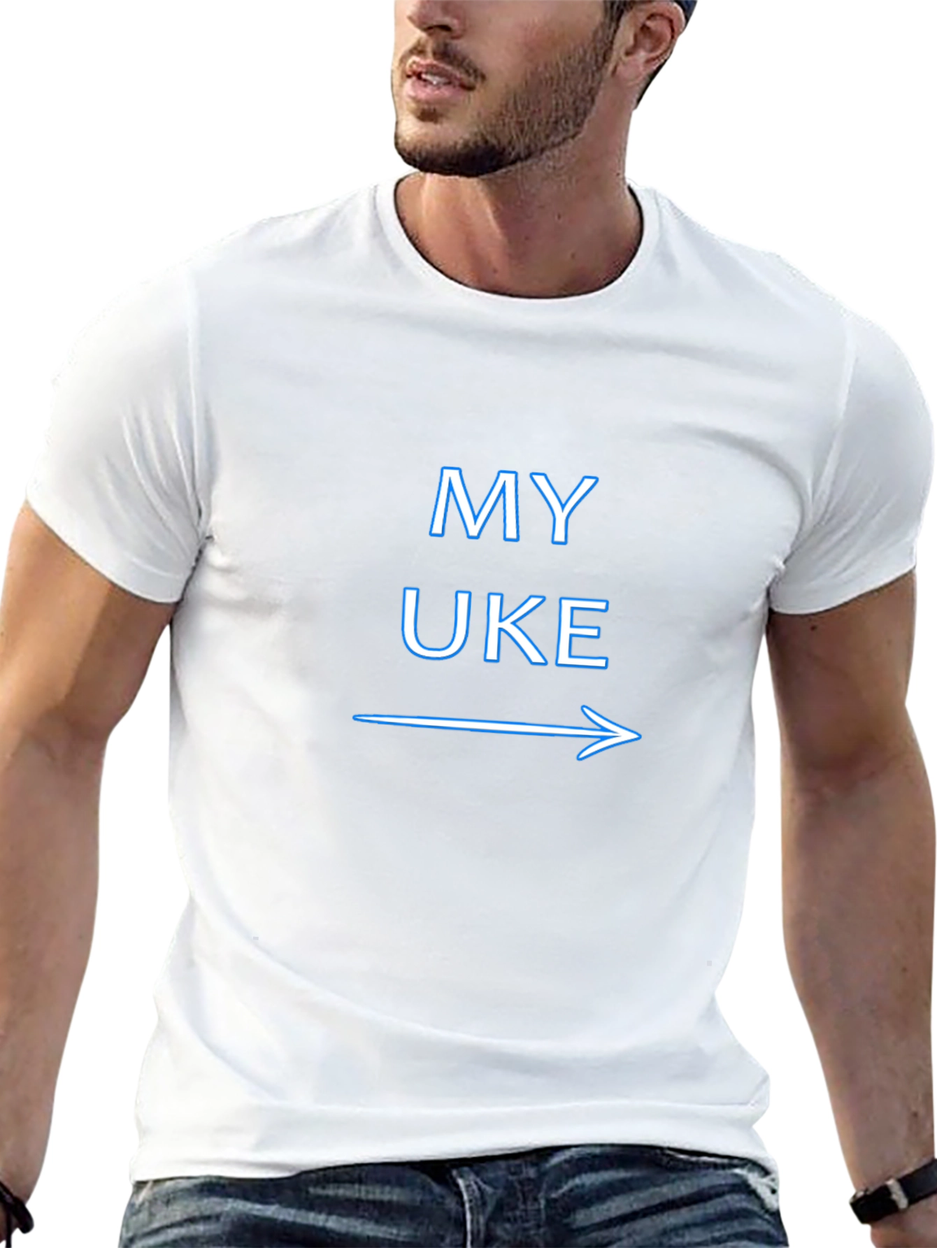My Uke Is This Way Graphic Tee