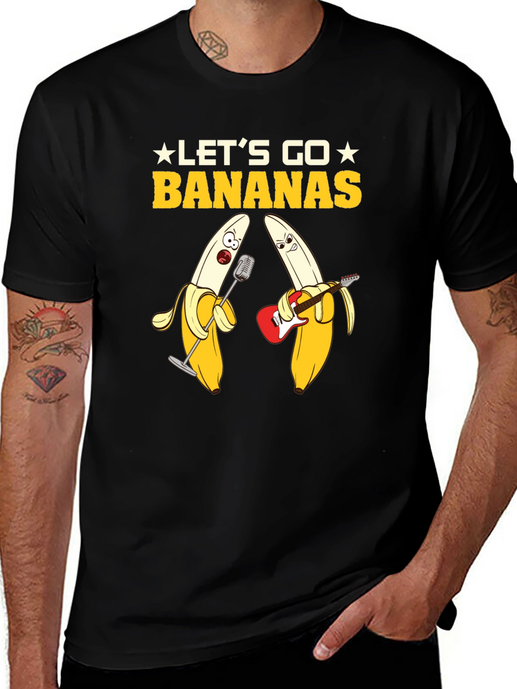 Lets Go Bananas Graphic T-Shirt