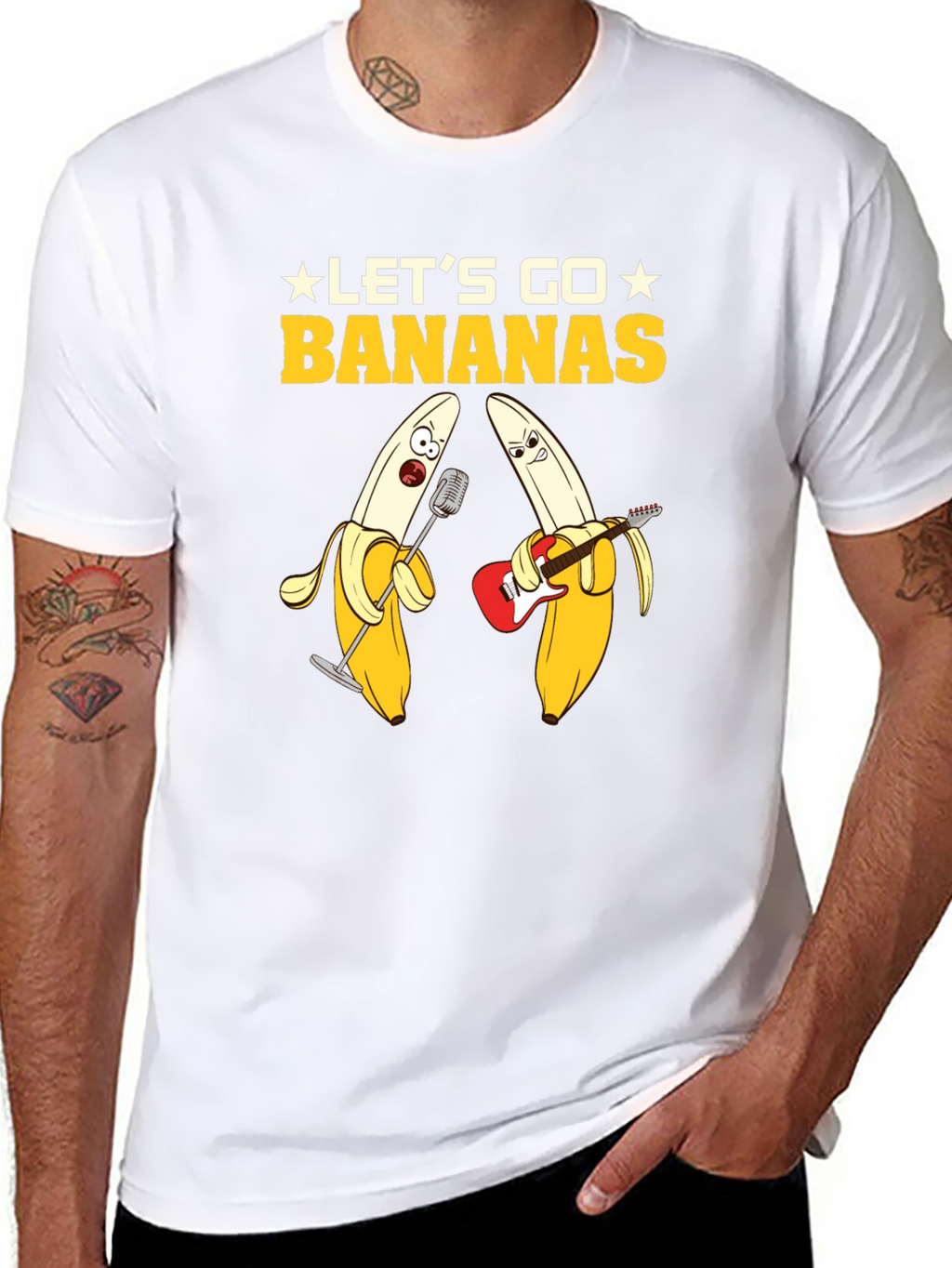 Lets Go Bananas Graphic T-Shirt