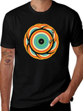 Retro Record Player Graphic Tee