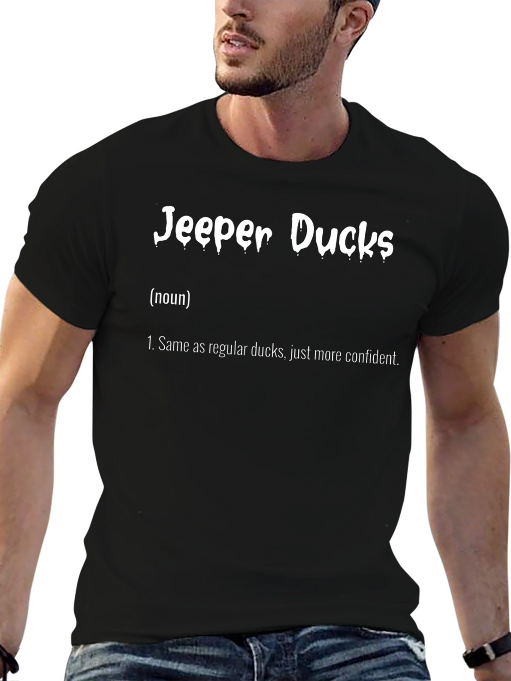 Jeep Duck Lover T-Shirt - More Confident Ducks!