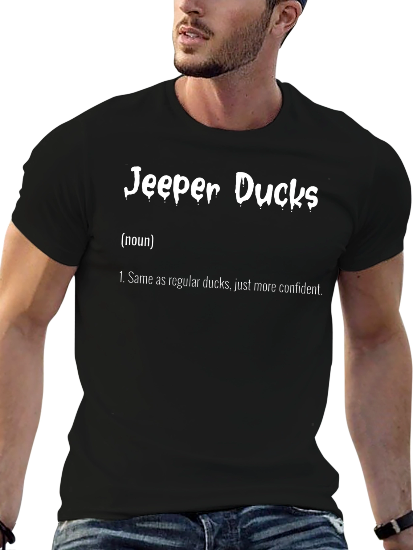 Jeep Duck Lover T-Shirt - More Confident Ducks!