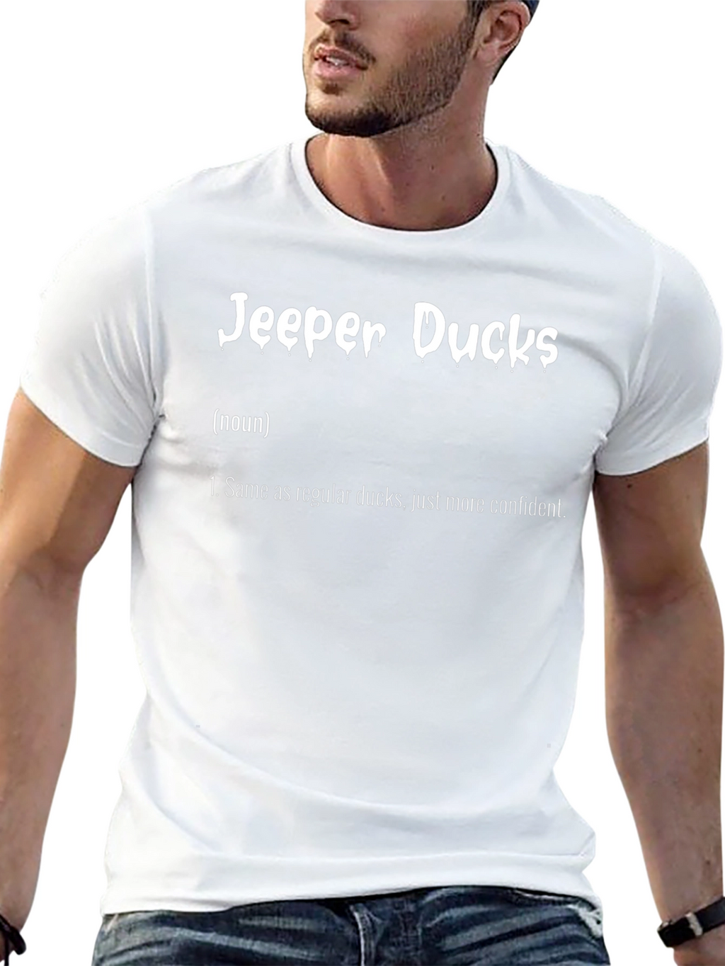 Jeep Duck Lover T-Shirt - More Confident Ducks!
