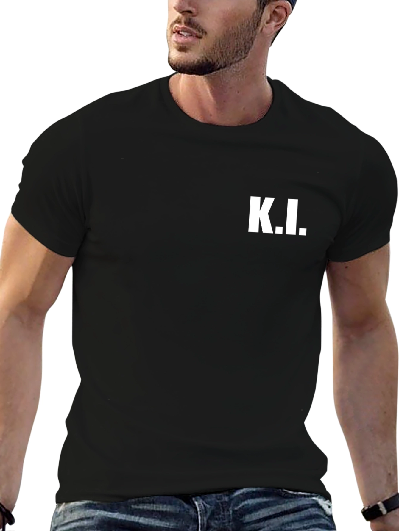 K.I. Graphic Black T-Shirt