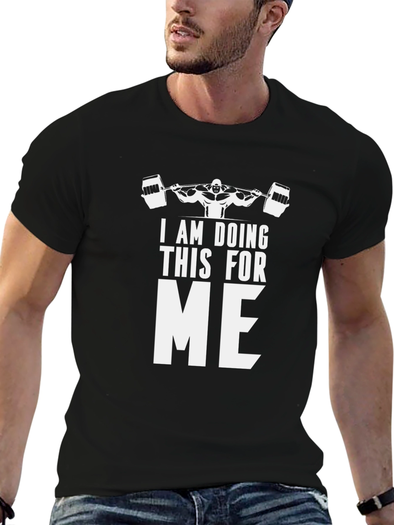 Weightlifting Motivation T-Shirt: Doing This For Me