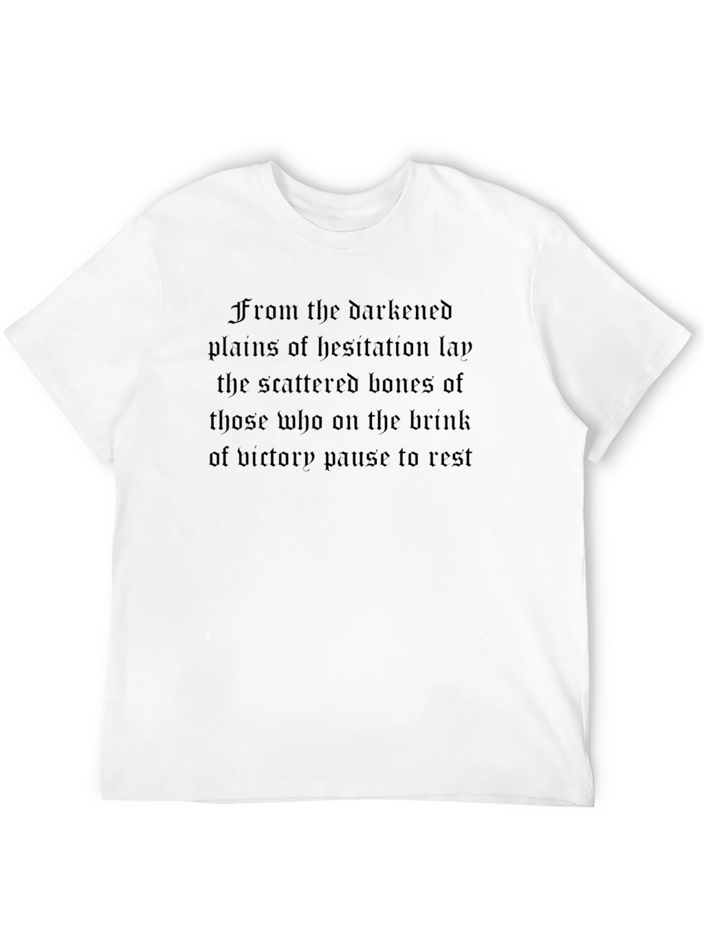 Darkened Plains T-Shirt - Gothic Style