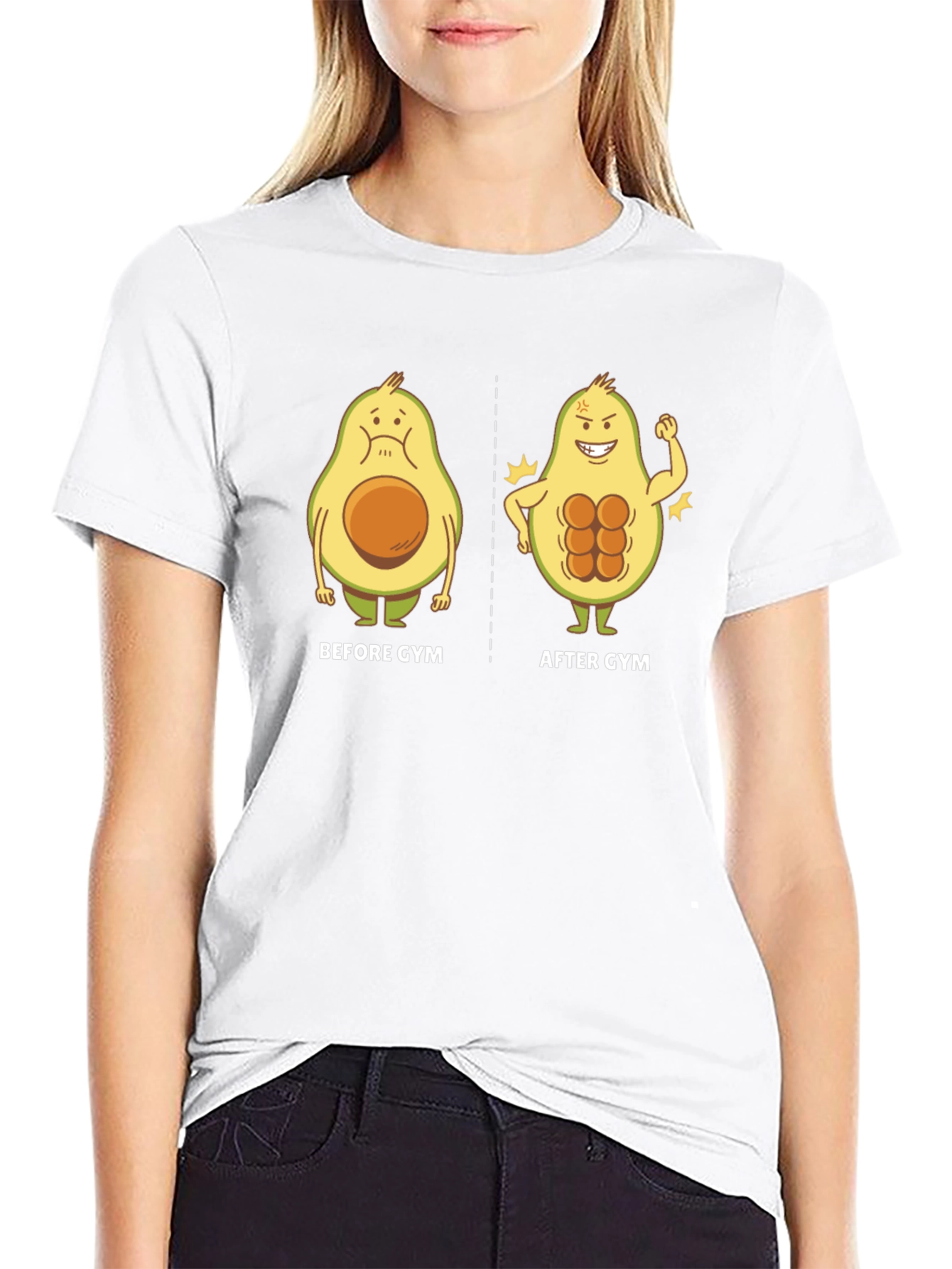 Avocado Gym Humor T-Shirt