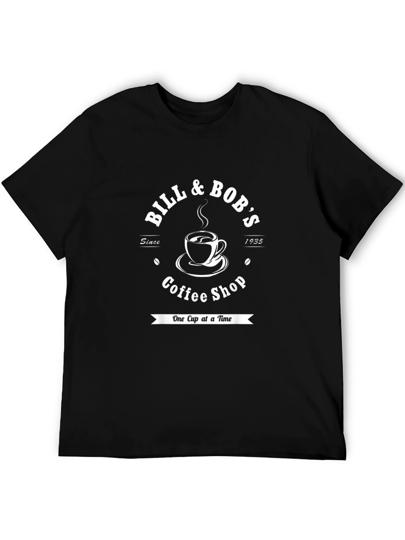 Bill & Bobs Coffee Shop Graphic T-Shirt