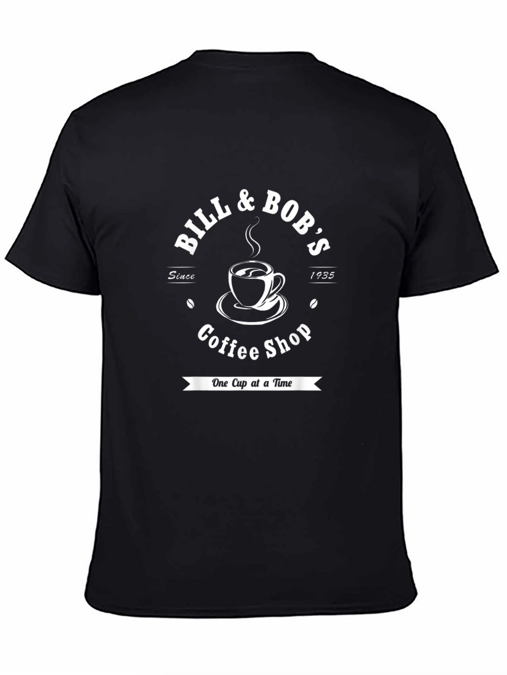 Bill & Bobs Coffee Shop Graphic T-Shirt