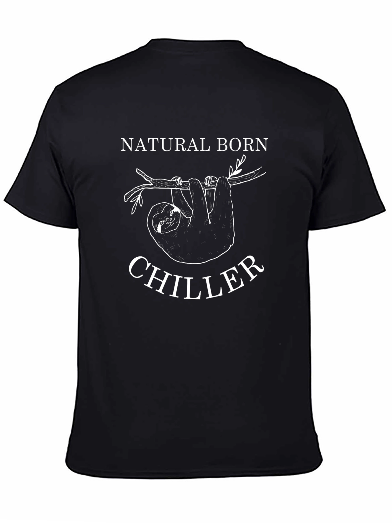 Natural Born Chiller Sloth Graphic Tee