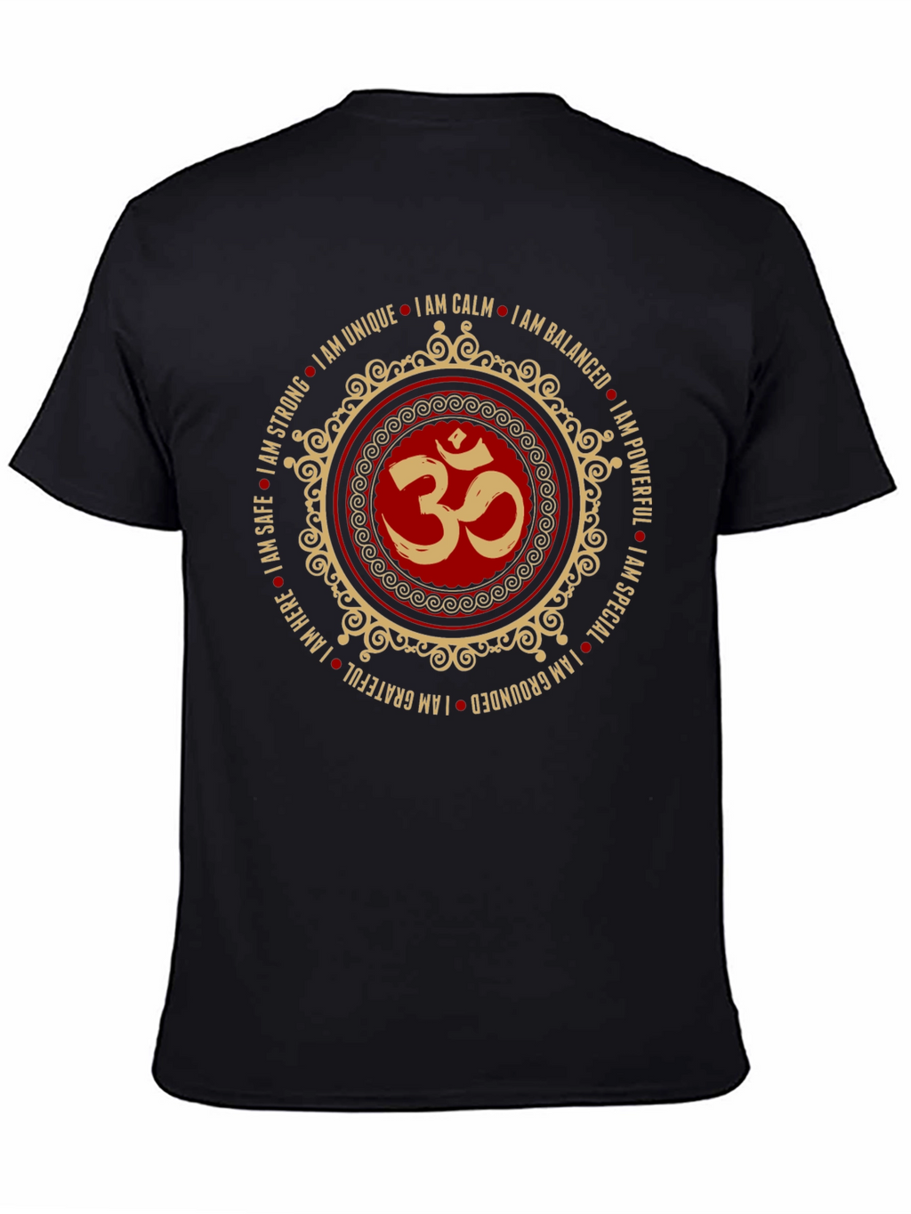 Om Symbol T-Shirt - Positive Affirmations Yoga Tee