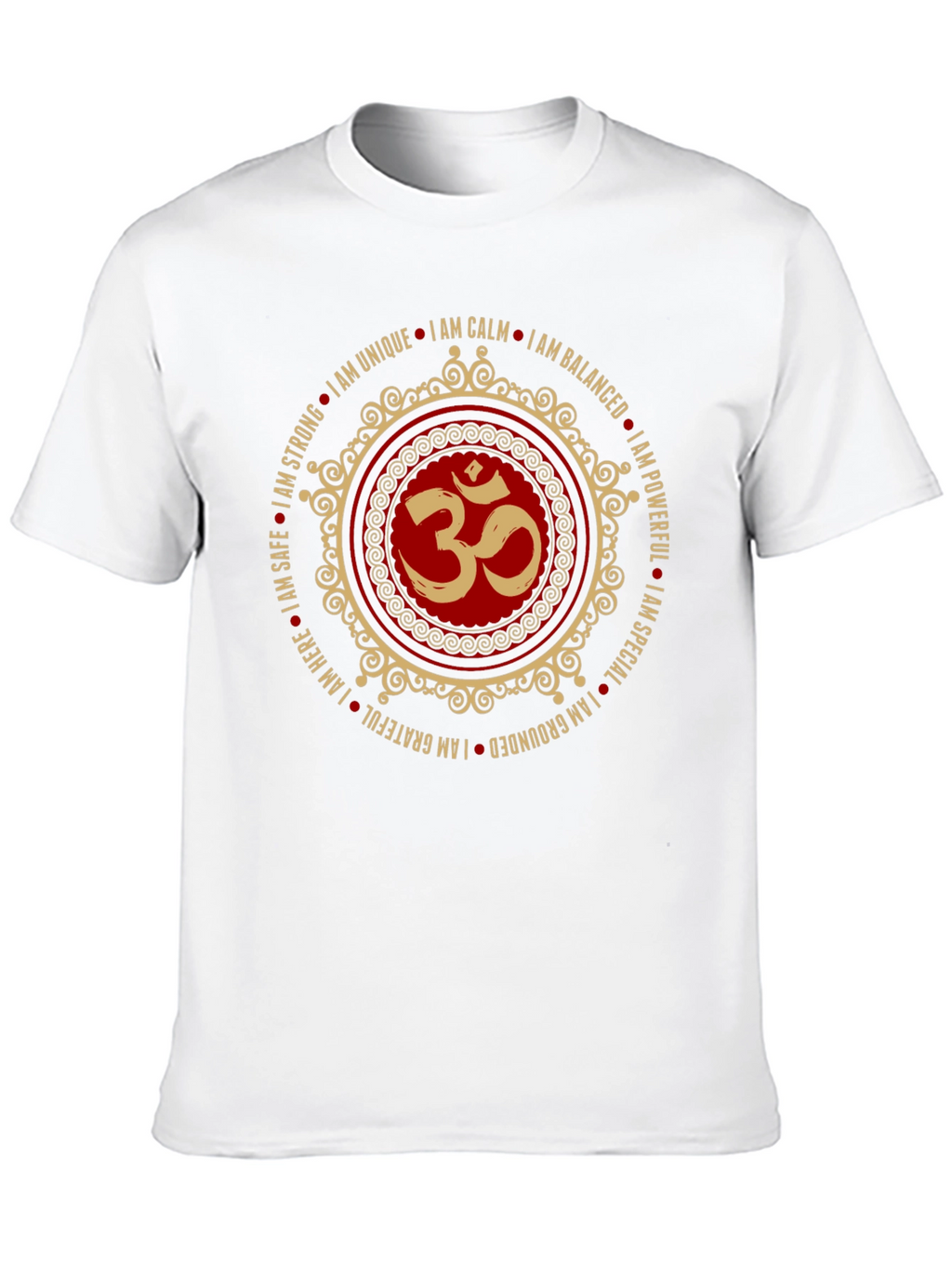 Om Symbol T-Shirt - Positive Affirmations Yoga Tee