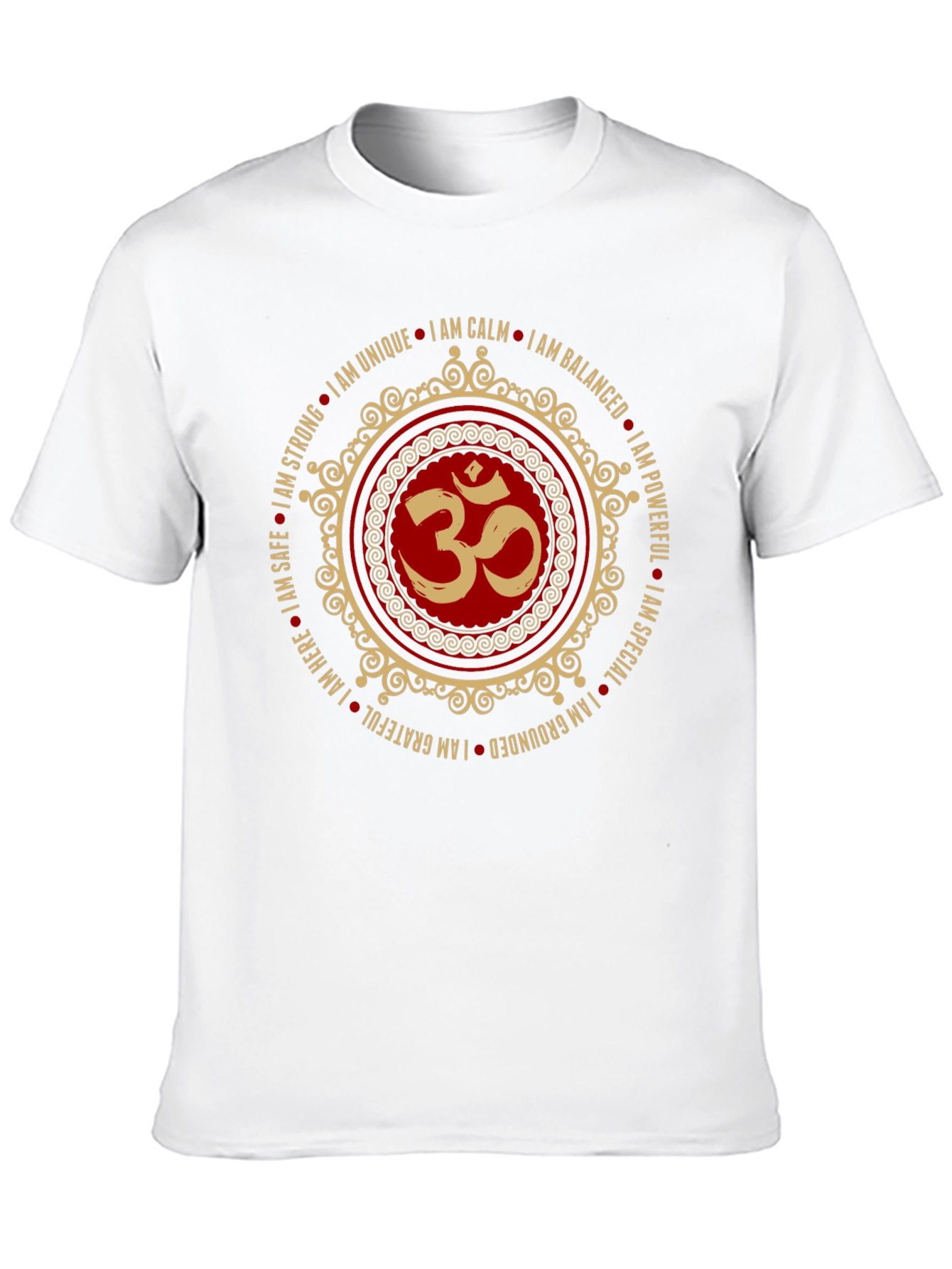 Om Symbol T-Shirt - Positive Affirmations Yoga Tee