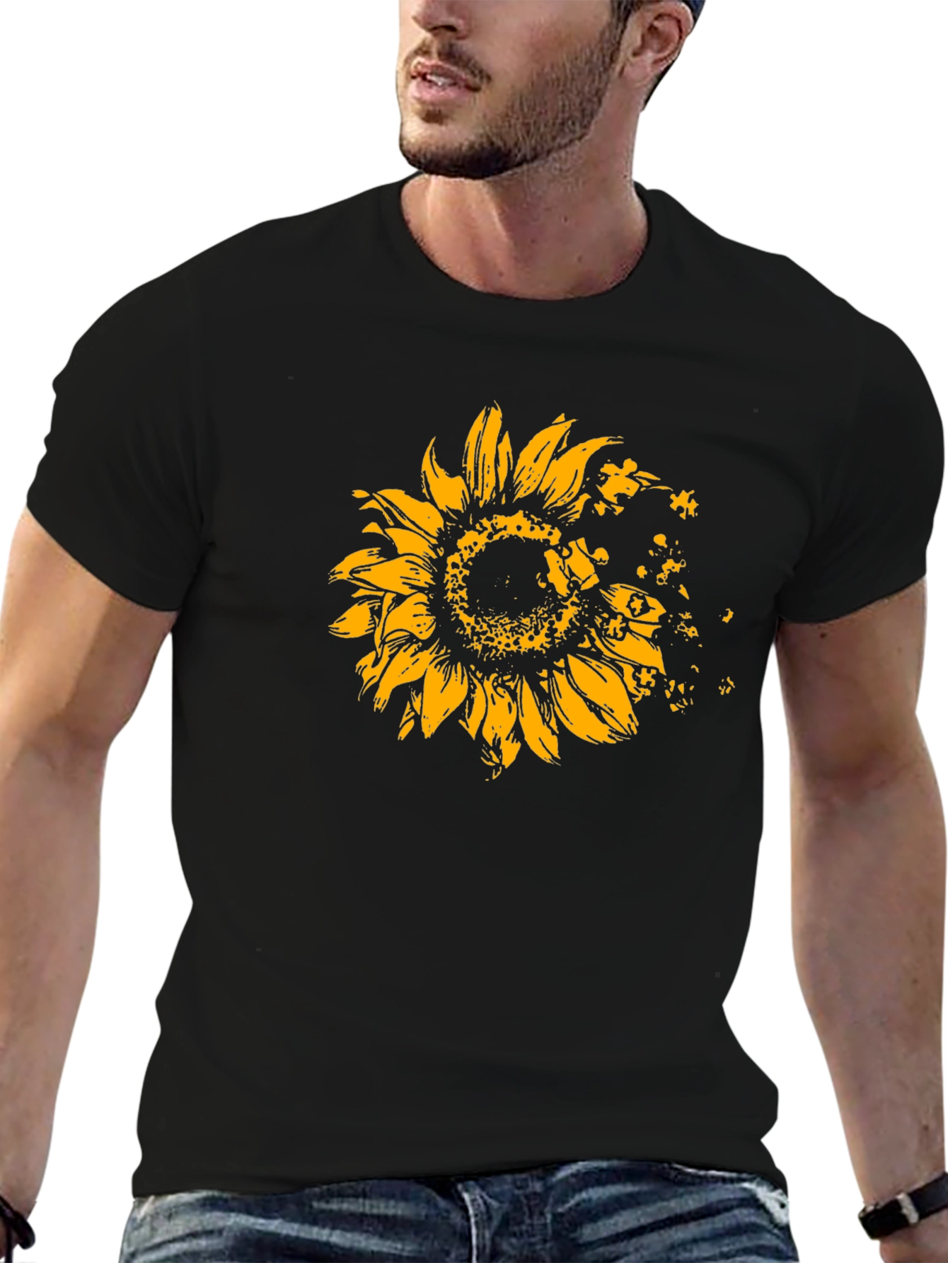 Sunflower Puzzle Piece T-Shirt