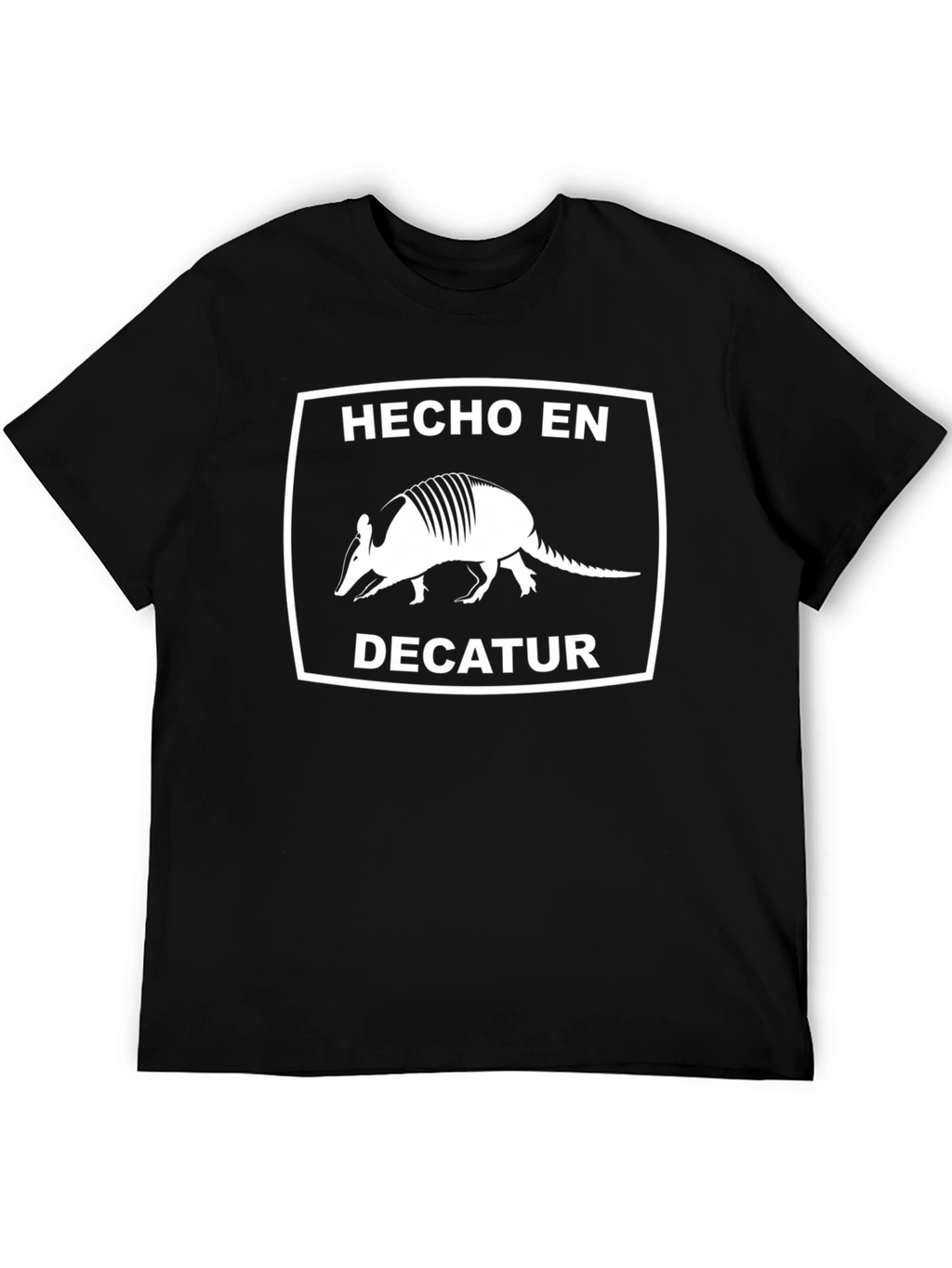 Hecho En Decatur Armadillo Graphic Tee - Black