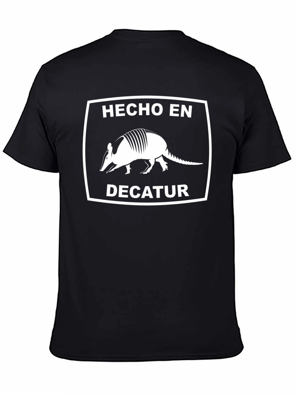 Hecho En Decatur Armadillo Graphic Tee - Black