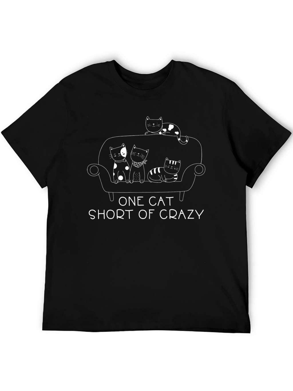 One Cat Short of Crazy Graphic Tee
