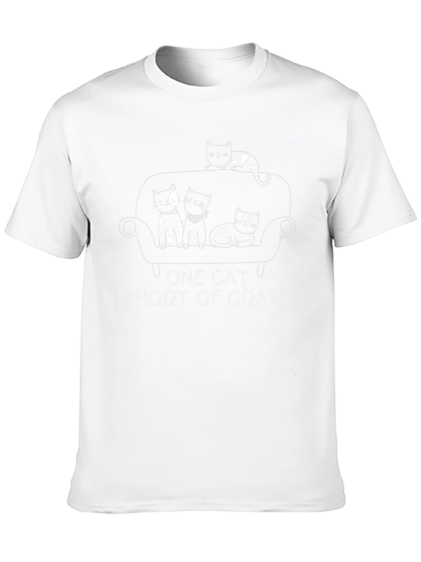 One Cat Short of Crazy Graphic Tee