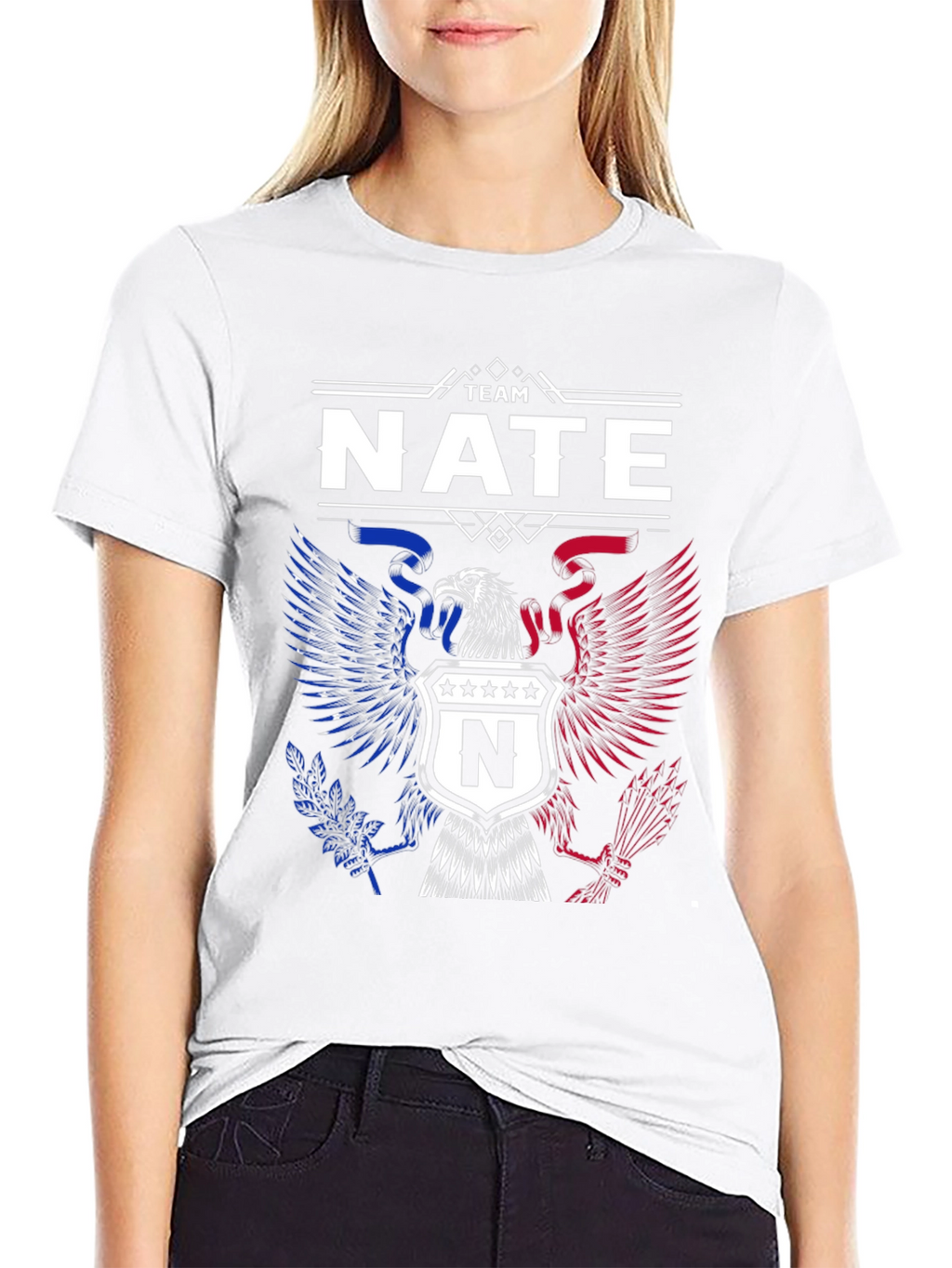 Team Nate Patriotic Eagle T-Shirt