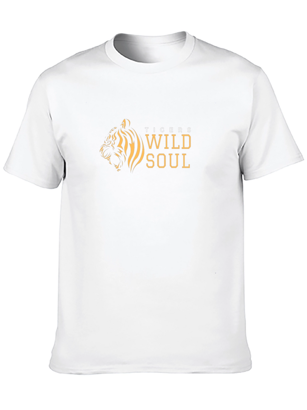 Tigers Wild Soul Graphic Print Black T-Shirt