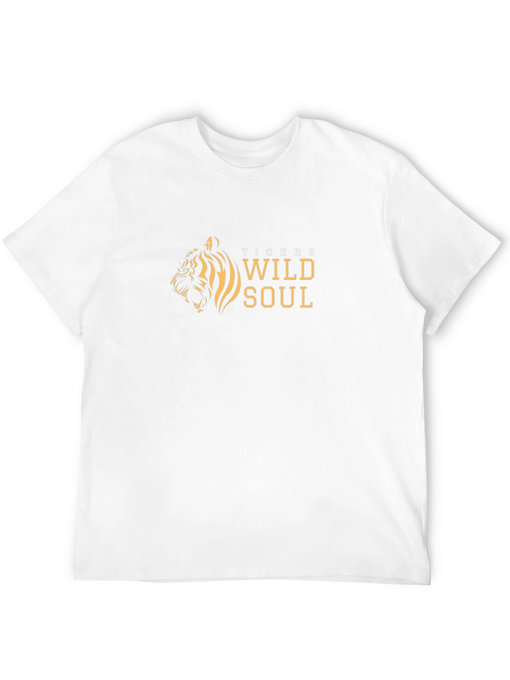 Tigers Wild Soul Graphic Print Black T-Shirt