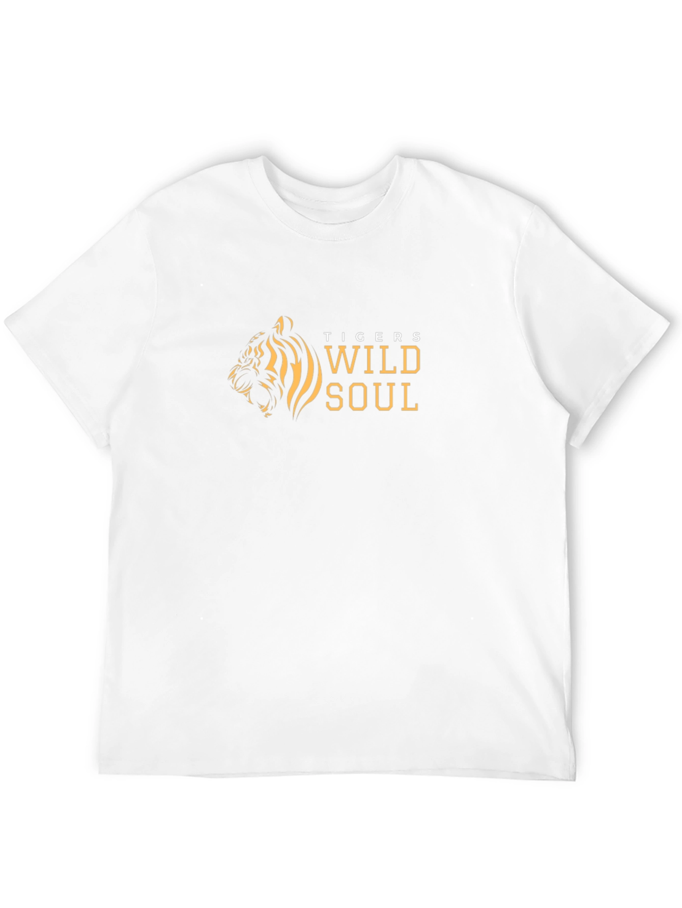 Tigers Wild Soul Graphic Print Black T-Shirt