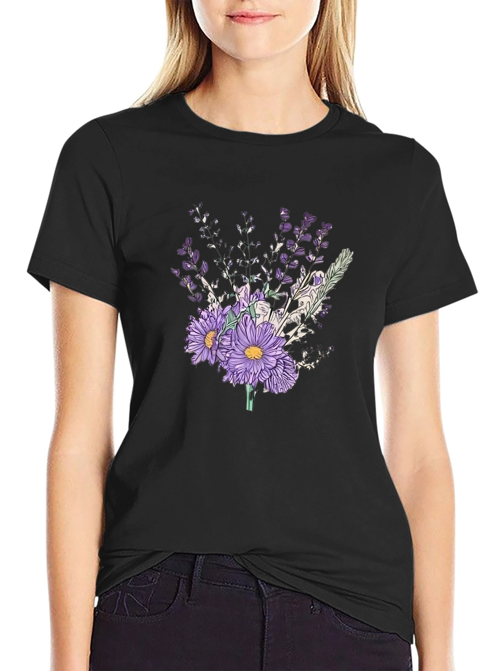 Floral Bouquet Graphic T-Shirt