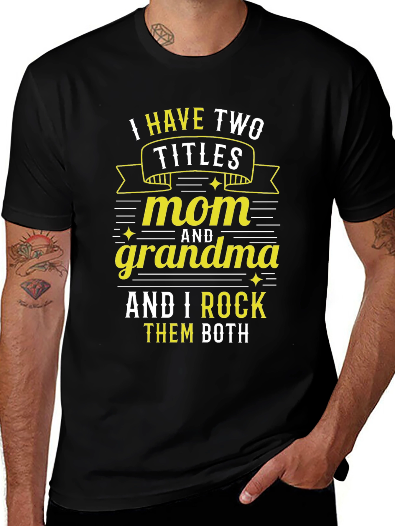 Mom & Grandma I Rock Them Both T-Shirt