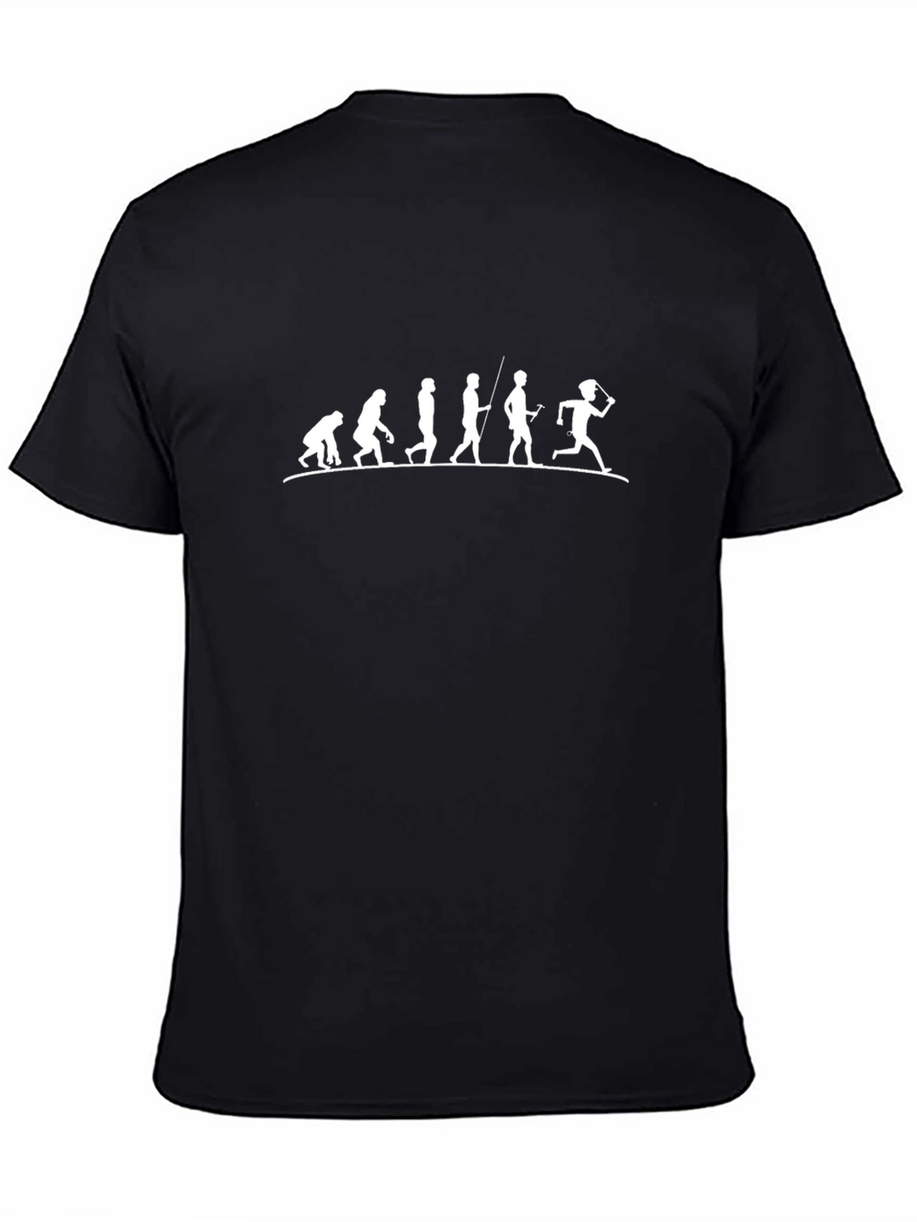 Evolution to Lacrosse Black Graphic Tee