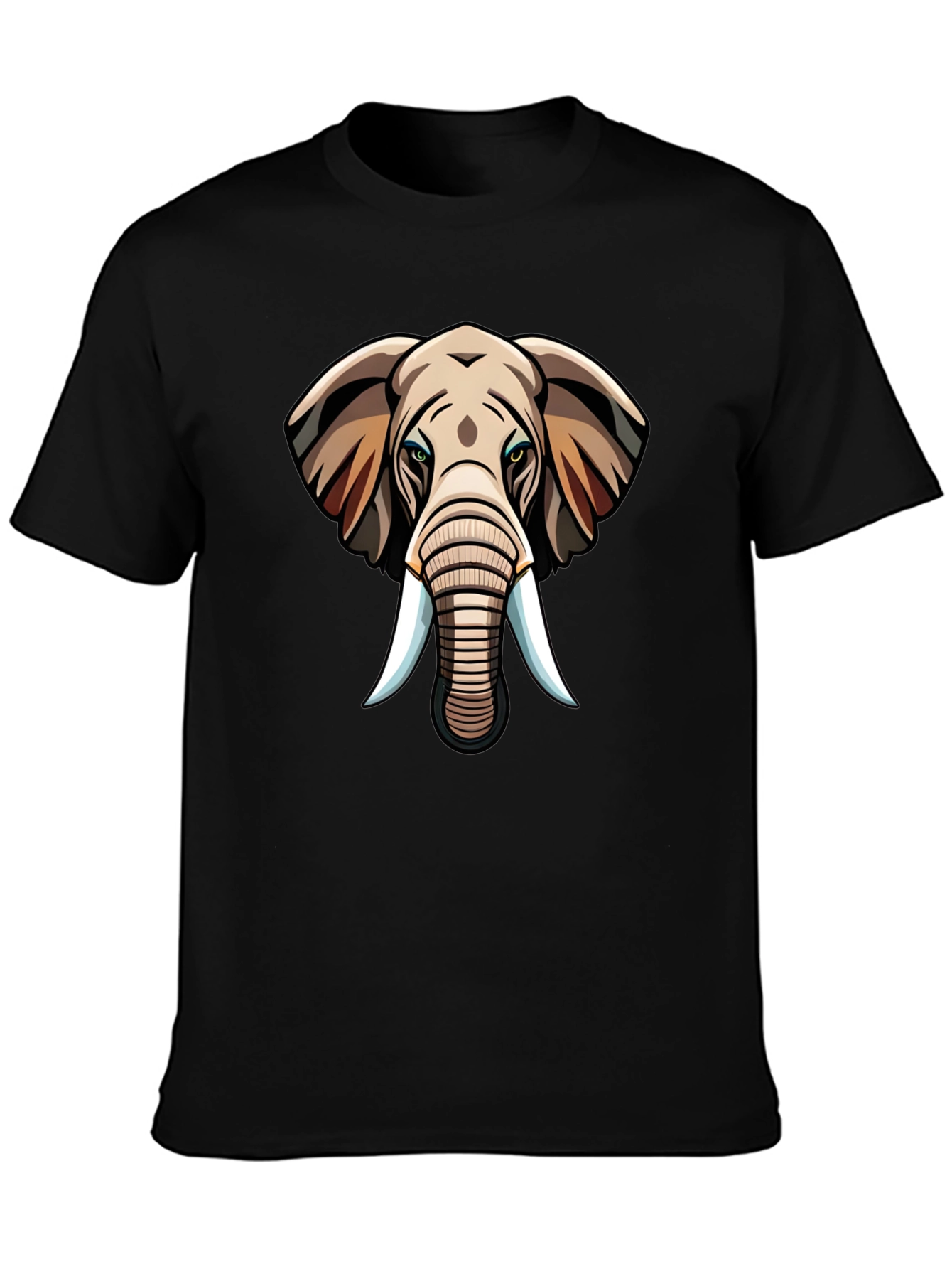 Elephant Graphic Tee - Black