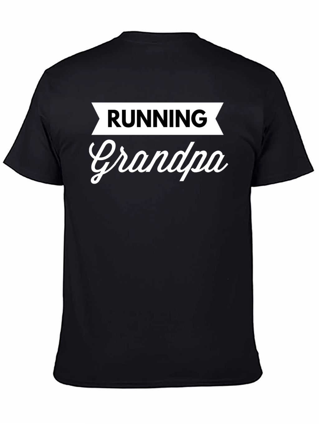 Running Grandpa T-Shirt - Black