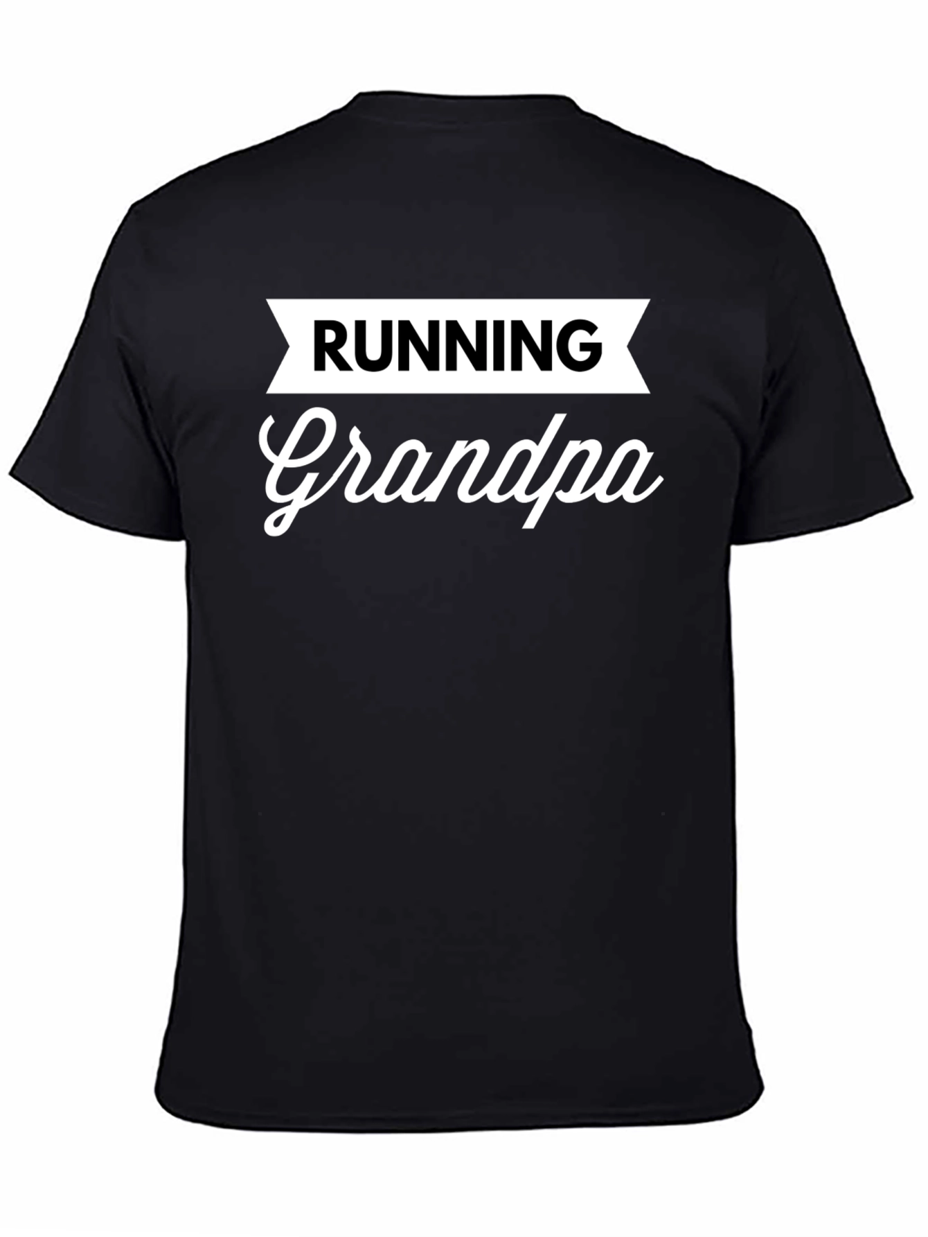 Running Grandpa T-Shirt - Black