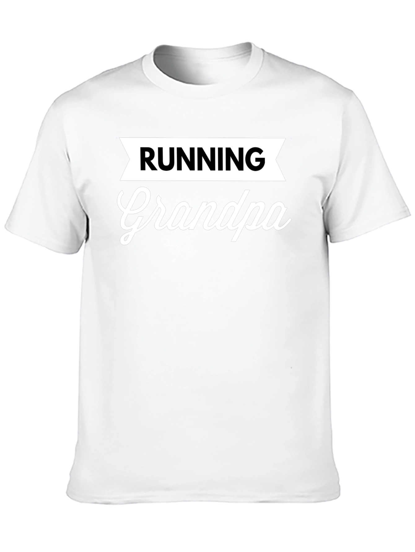 Running Grandpa T-Shirt - Black