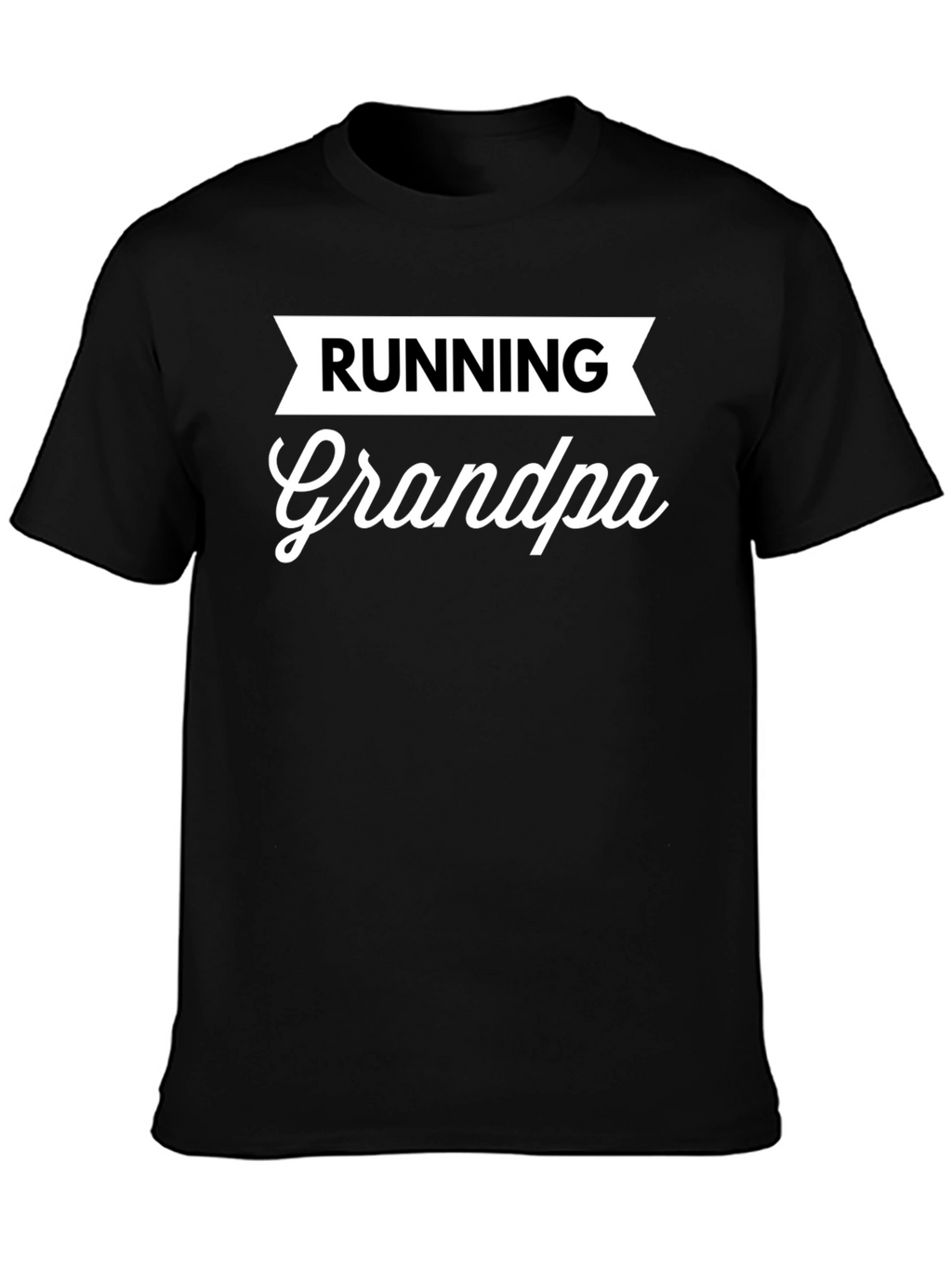 Running Grandpa T-Shirt - Black