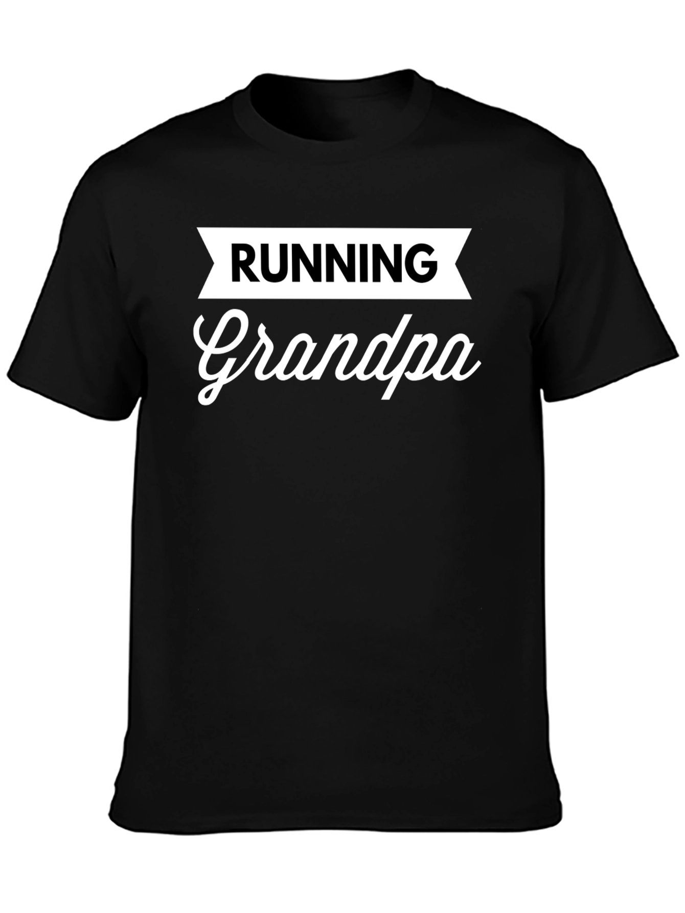Running Grandpa T-Shirt - Black