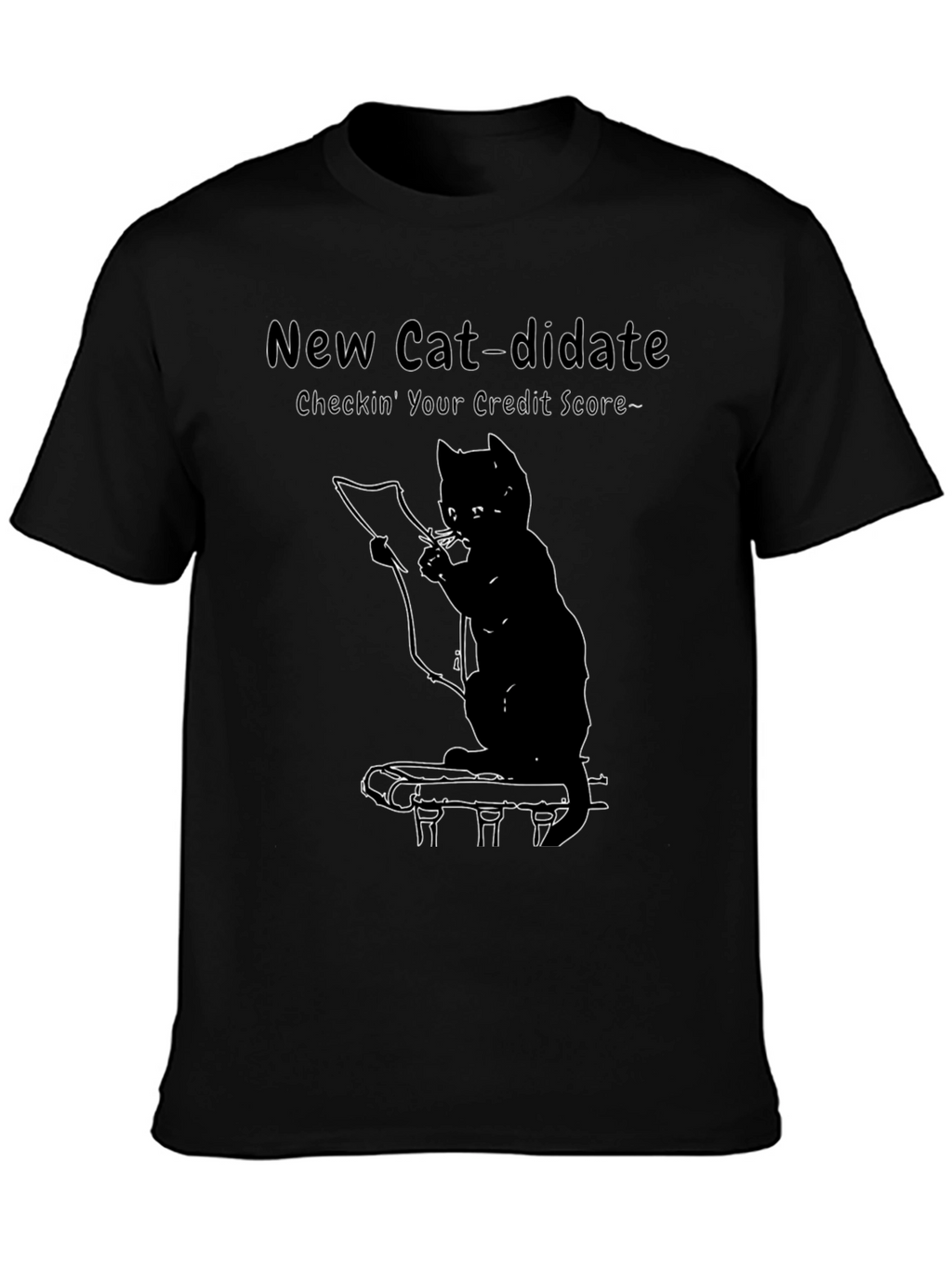 New Cat-didate Credit Score T-Shirt