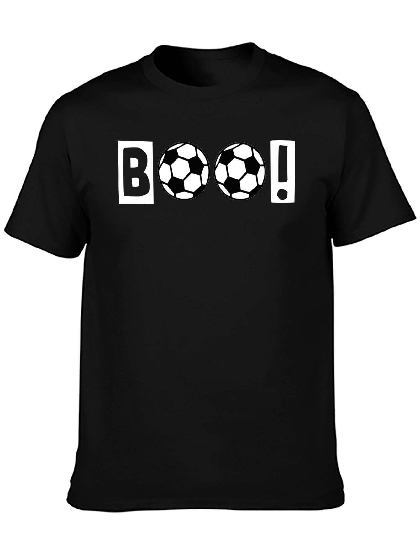 Boo! Soccer Themed Graphic T-Shirt