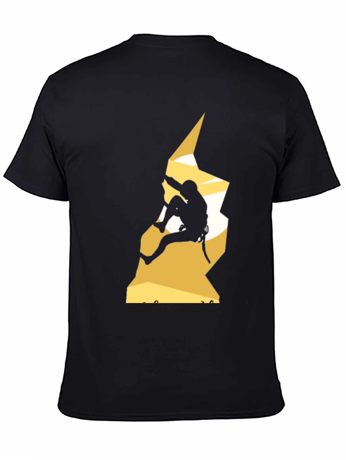 Climbing Graphic T-Shirt - Black