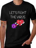 Lets Fight The Virus Graphic Tee