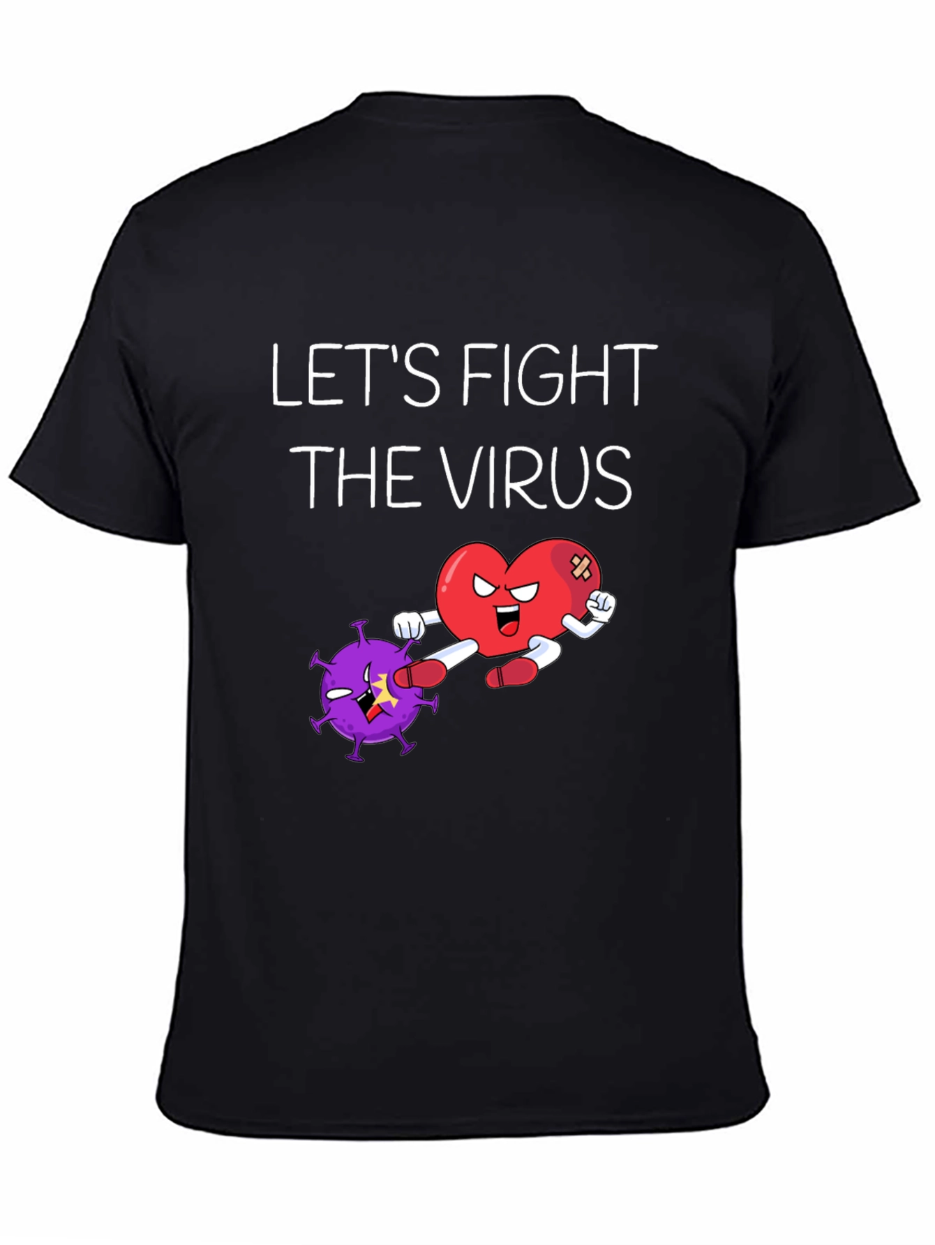 Lets Fight The Virus Graphic Tee