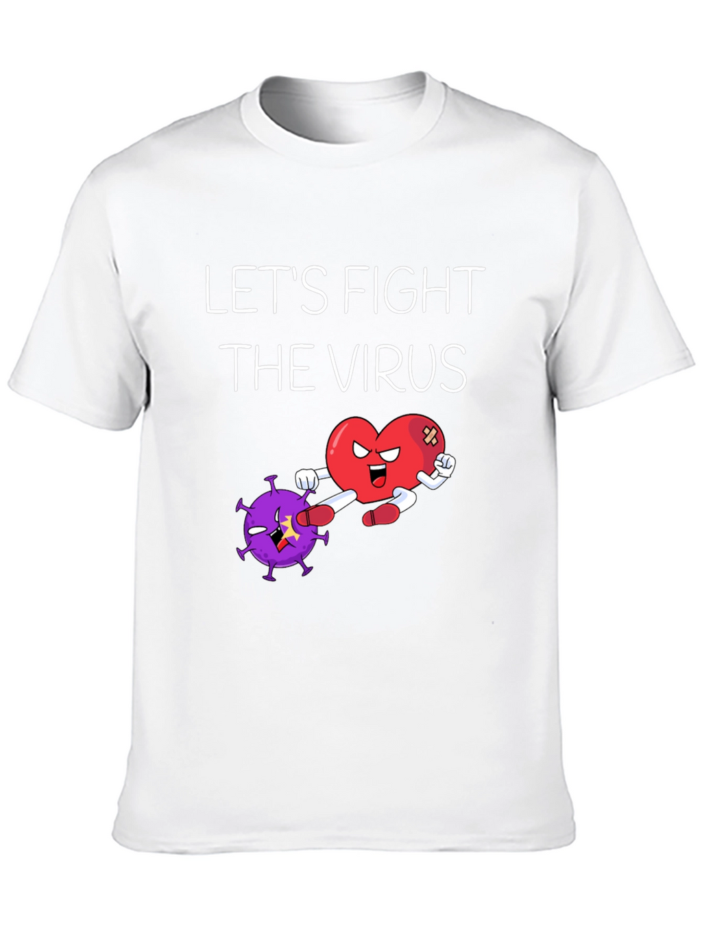 Lets Fight The Virus Graphic Tee