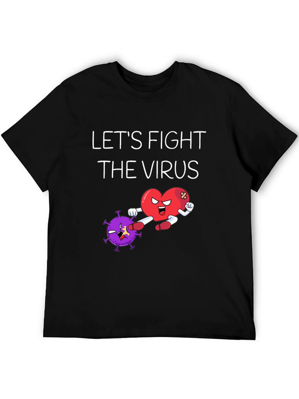 Lets Fight The Virus Graphic Tee