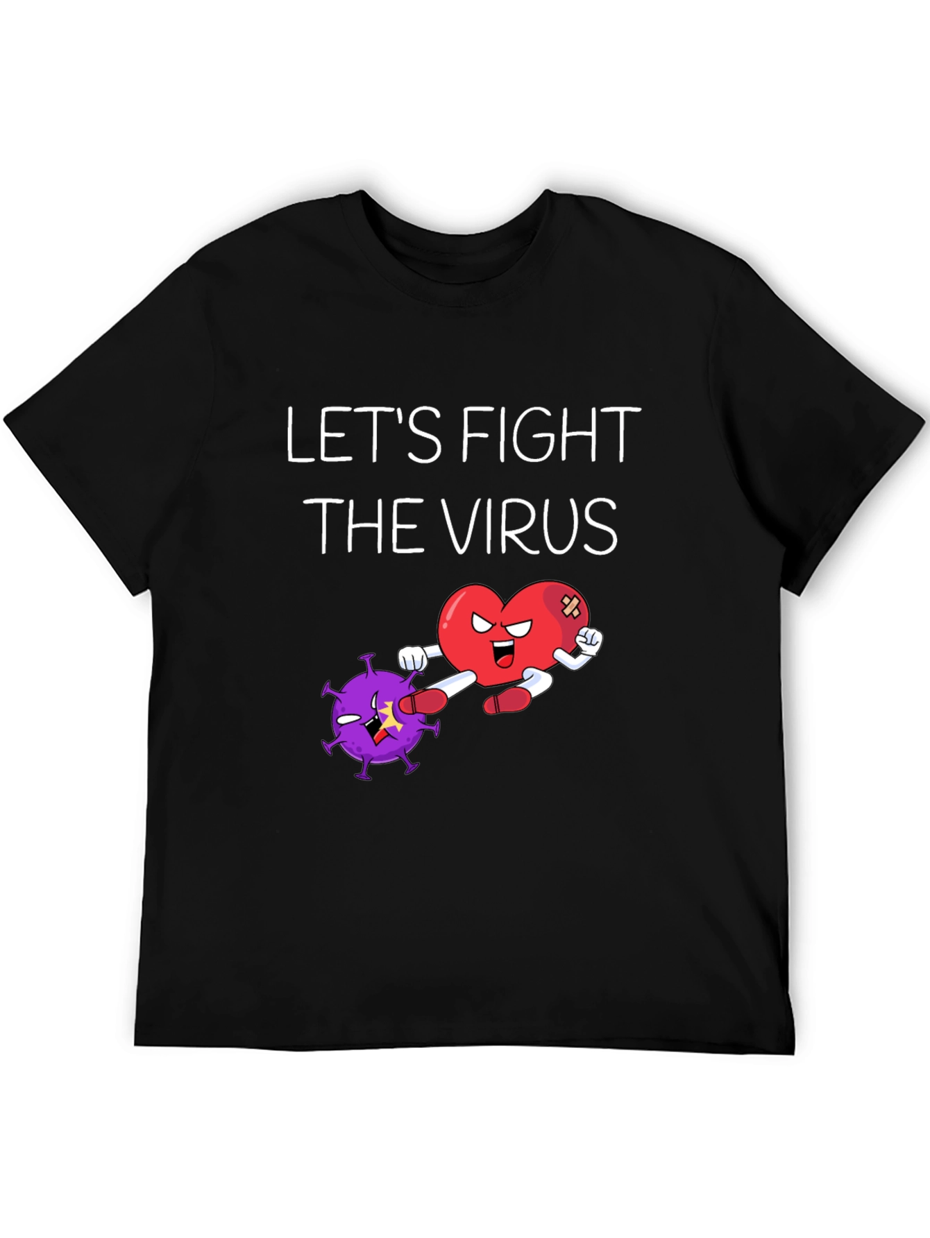 Lets Fight The Virus Graphic Tee