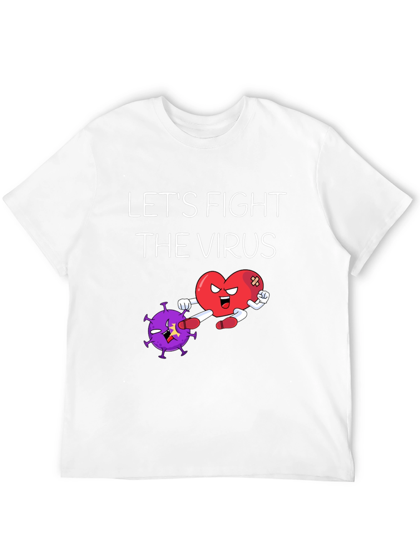 Lets Fight The Virus Graphic Tee
