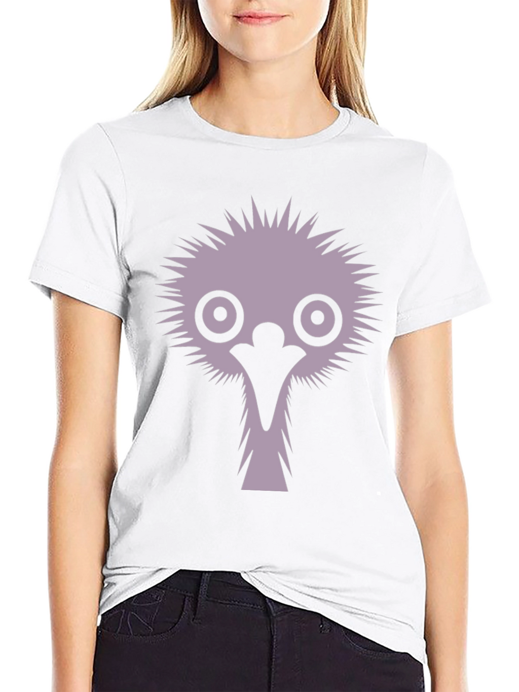 Emu Graphic T-Shirt - Funny Bird Tee