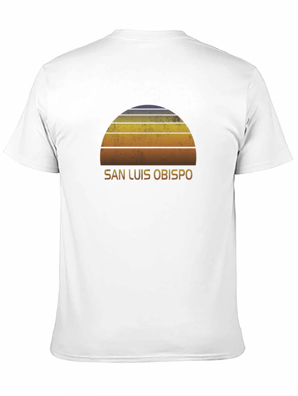 Retro San Luis Obispo T-Shirt - Sunset Design