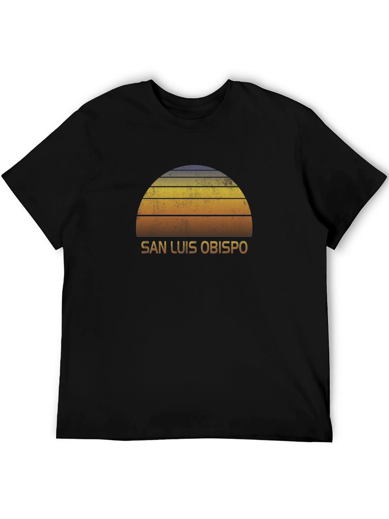 Retro San Luis Obispo T-Shirt - Sunset Design