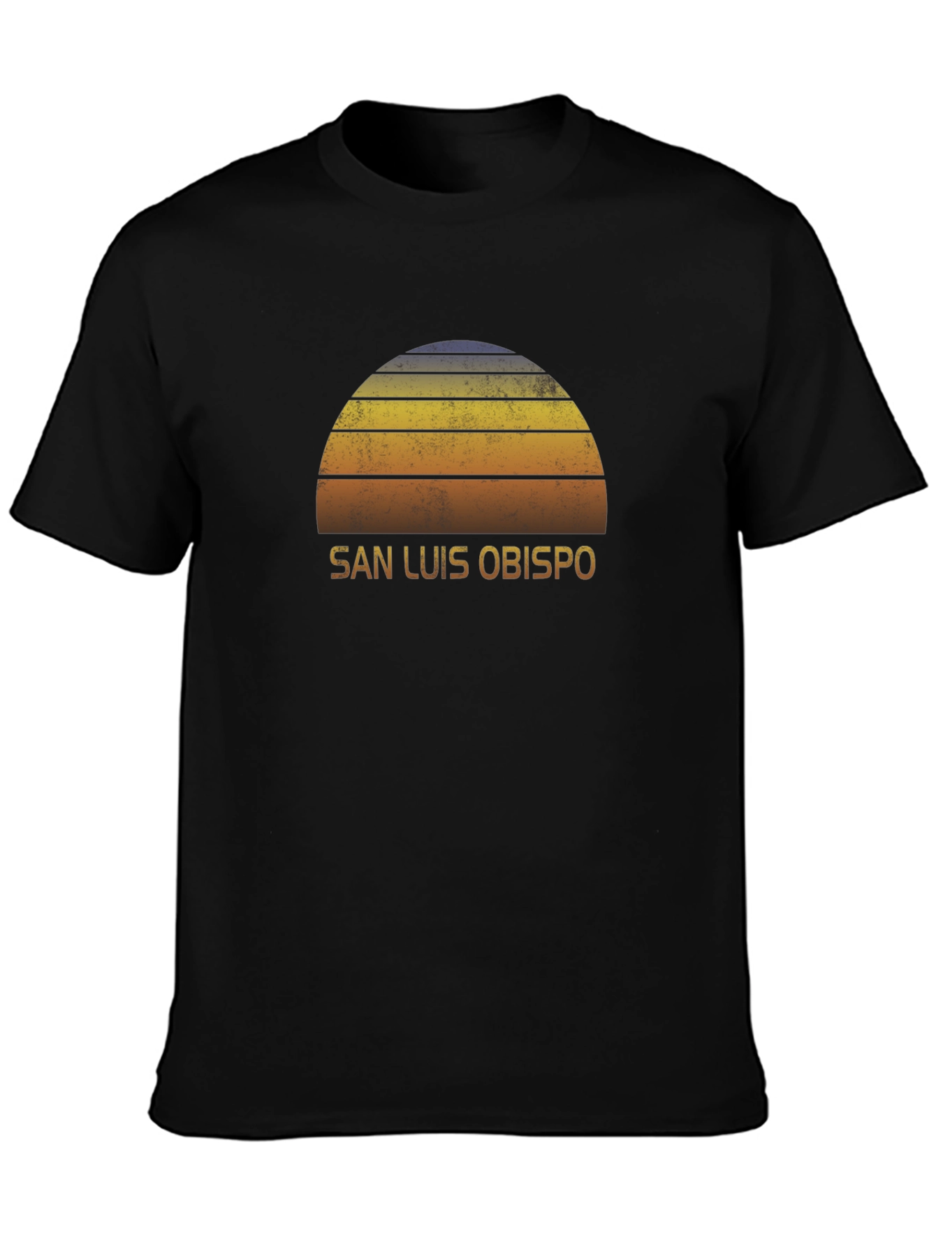 Retro San Luis Obispo T-Shirt - Sunset Design