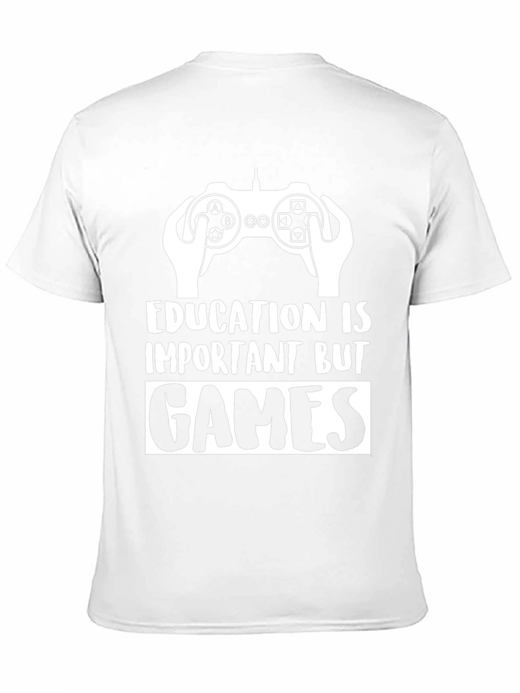 Gamer T-Shirt - Education is Important But Games